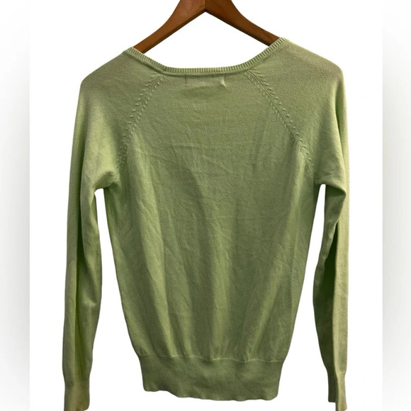 Zara Women’s Size Small Mint Green Long Sleeve Cardigan Preppy, Y2K, Classic - Picture 5 of 6